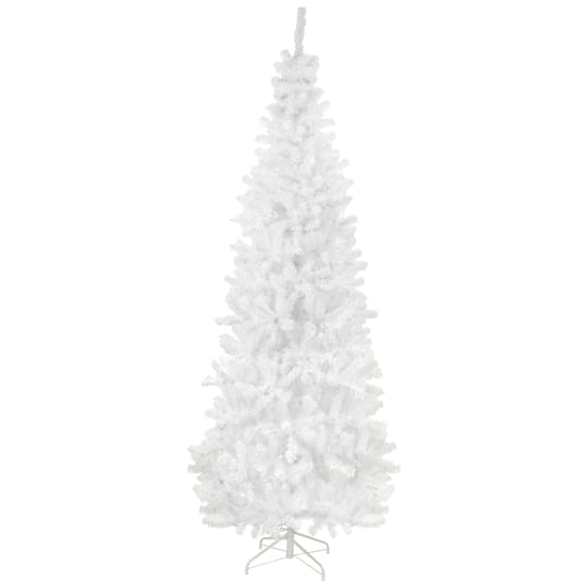 7.5Ft Unlit White Georgian Pine Pencil Artificial Christmas Tree By Northlight | 7.5 ft | Michaels®